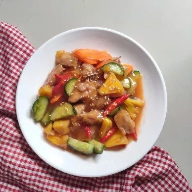 NP, Chick Tangsuyuk, Veggie Tepan, Tamagoyaki