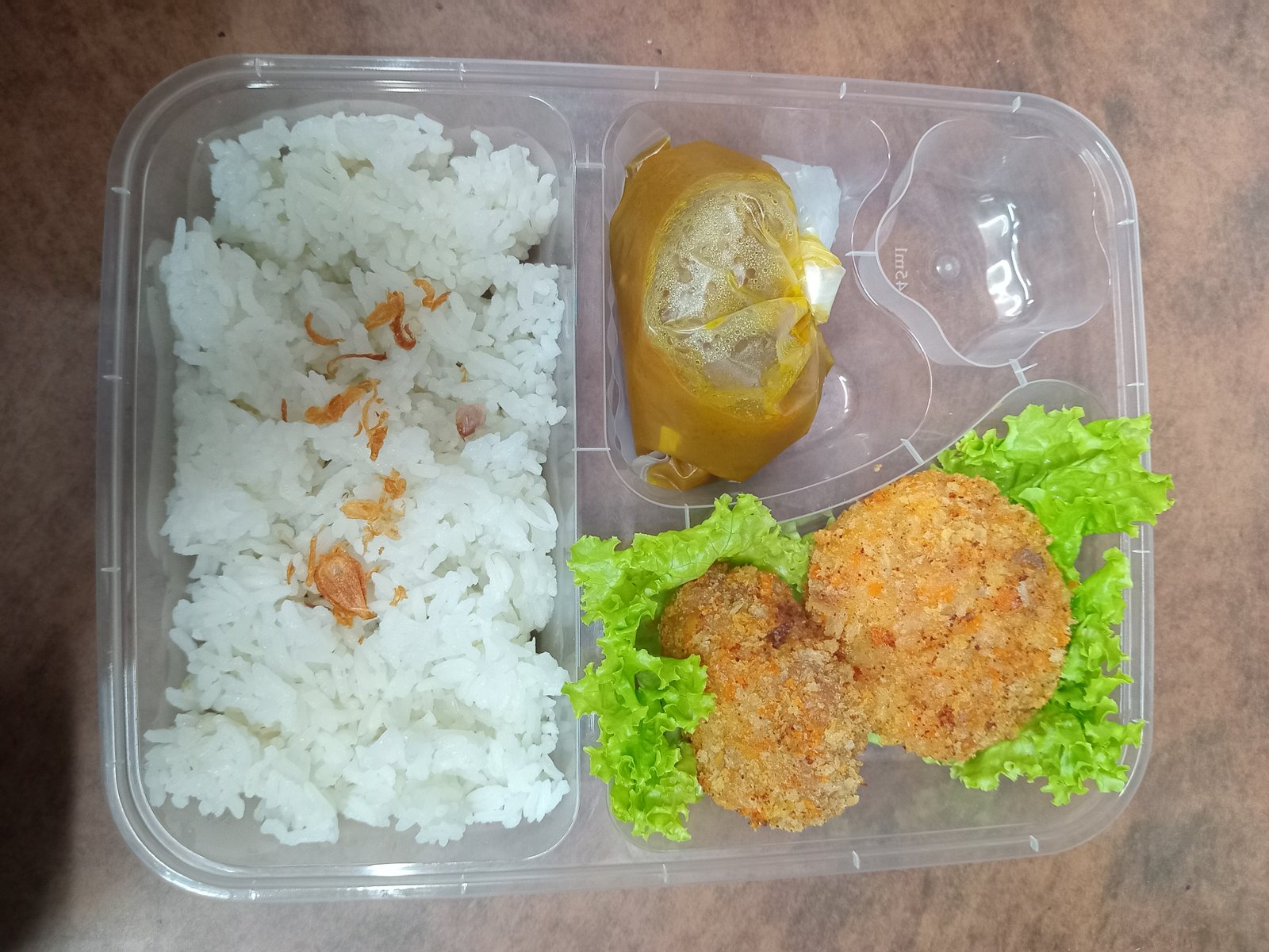 Rice + Beef Menchi Katsu Kare Jepang