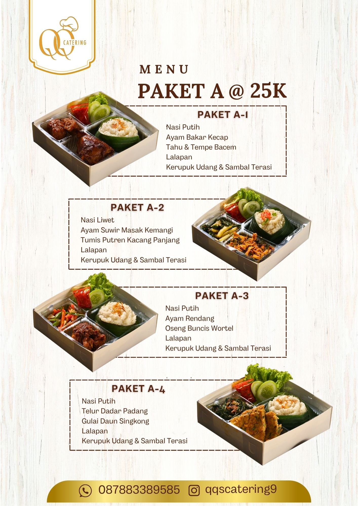 Paket Nasi Box A @25k
